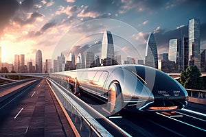 Future of Mobility: Photorealistic Renderings of Innovative Transportation Solutions photo