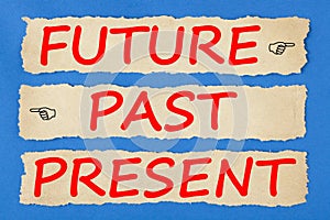 Future Past Present Time Progress Concept