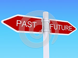 Future past sign post