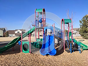 Future of play ground with new rides and swings