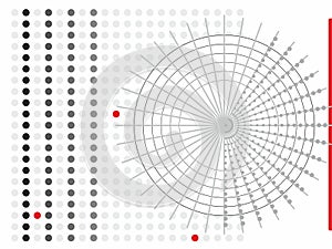 Future technological concept computer tech cbackground vector