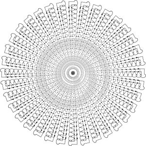 Future technological concept computer tech cbackground vector