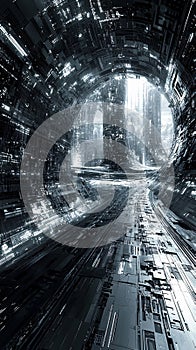 Future technological sense tunnel