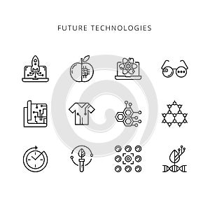 future technologies icons