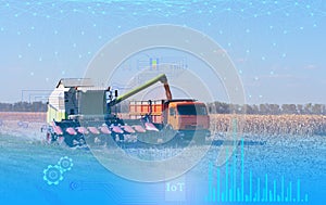 future technologies, the Internet of things, allowing you to manage the harvester without human intervention to increase productiv