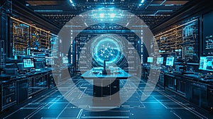 Future Technology Sense Control Room