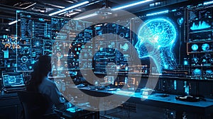 Future Technology Sense Control Room