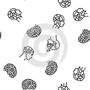 future techology digita modern vector seamless pattern photo