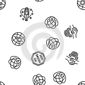 future techology digita modern vector seamless pattern photo