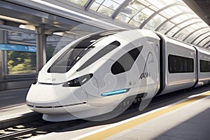 Future train with advanced technology