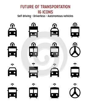 Future of transportation: Self driving, connected, smart, autonomous, driverless vehicles