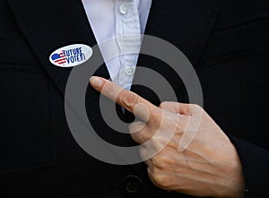 Future voter Sticker