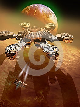 Futurist ISS photo
