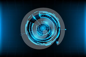 Futuristic abstract background .Future theme concept background.Data dashboard,Graph,Panel digital concept.vector and illustration