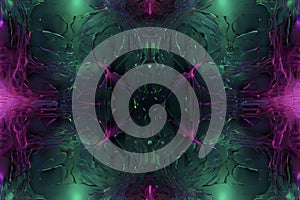 Futuristic abstract color gradient with smooth vibrant transitions. photo