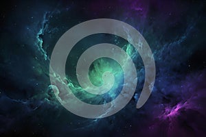 Futuristic abstract color gradient with smooth vibrant transitions. photo