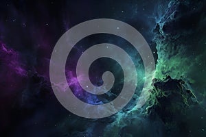 Futuristic abstract color gradient with smooth vibrant transitions. photo