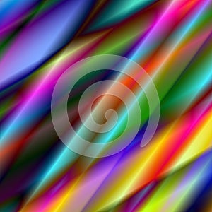 Futuristic abstract colorful geometric background. Creative illustration with rainbow gradient. Pattern for wallpaper