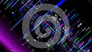 Futuristic Abstract Data Stream