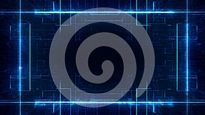 Futuristic Abstract Digital Technology Background