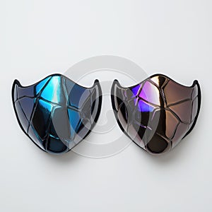 Futuristic abstract masks