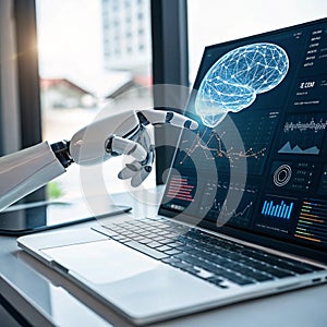 Machine learning AI with binary data and robot