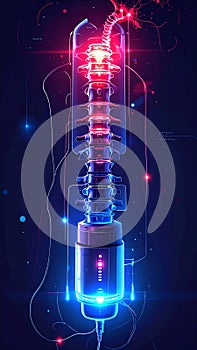 Futuristic Bionic Spine Implant Technology