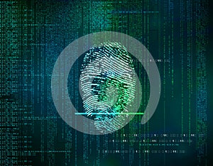 Futuristic blue Technology abstract background with network co