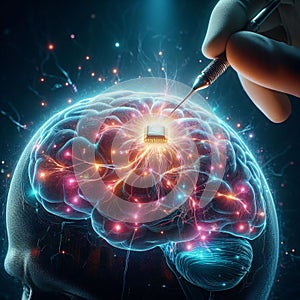 Futuristic Brain Enhancement with Microchip Implantation