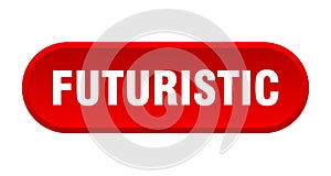 futuristic button. rounded sign on white background