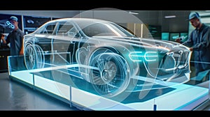 Futuristic Car Design Presentation in Virtual Showroom AIG41