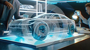 Futuristic Car Design Presentation in Virtual Showroom AIG41