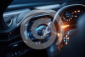Futuristic Car Dashboard