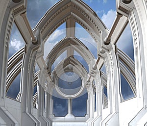 Futuristic chapel photo