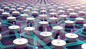 Futuristic Circuit Board Abstract Technology Design