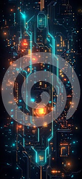 Neon Nexus: Cyberpunk Circuitry photo