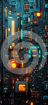 Neon Nexus: Cyberpunk Circuitry photo