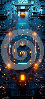 Neon Nexus: Cyberpunk Circuitry photo