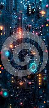Neon Nexus: Cyberpunk Circuitry photo
