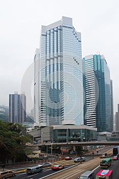 Futuristic city Hongkong