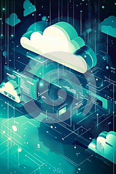 Futuristic Cloud Computing with Advanced Data Networks and Digital Storage Solutions