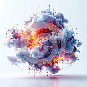 Futuristic Cloud Computing Data Explosion