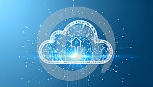 Futuristic Cloud Computing Data Network