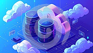 Futuristic Cloud Computing Data Servers and Network