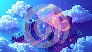 Futuristic Cloud Computing Network Security and Data Storage