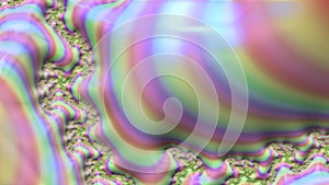 Futuristic colorful rainbow effect after hallucination of drugs, lsd and weed