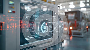 Innovative production management system monitoring operations in factory