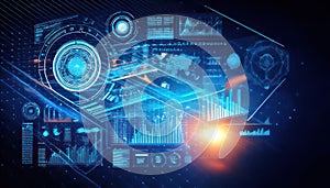 Futuristic Control Page Glow Page Page Page