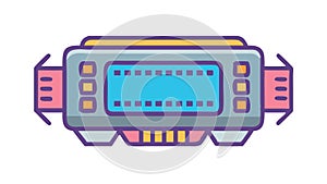 Futuristic Control Panel, Advanced Technology and System Management Icon, vector design Generative AI