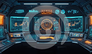 Futuristic AI Control Panel